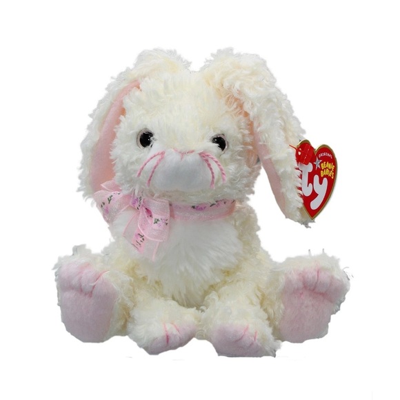 RETIRED 2004 MARSHMALLOW BEANIE BABY BUNNY - Picture 1 of 1